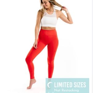 Zyia red leggings